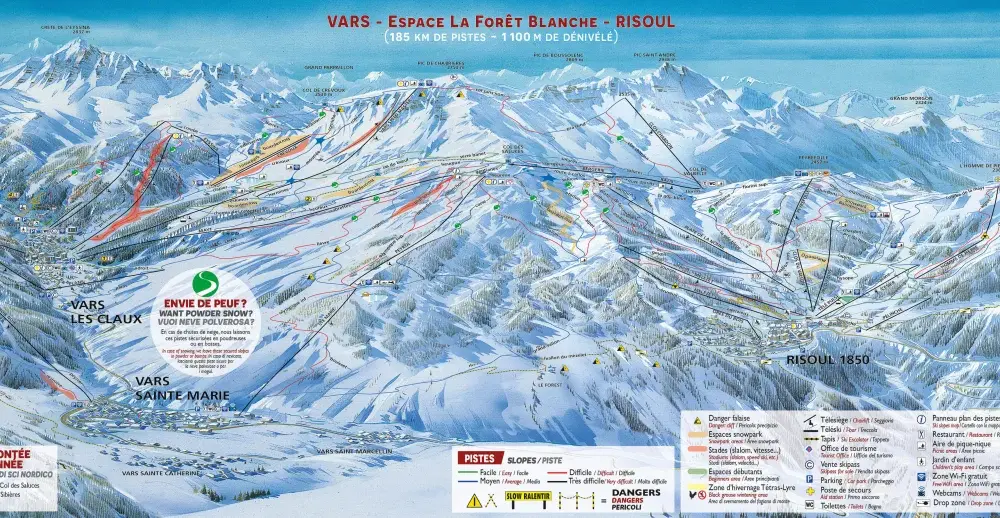 Risoul Snowpark: najlepsze przeszkody i doświadczenia dla narciarzy