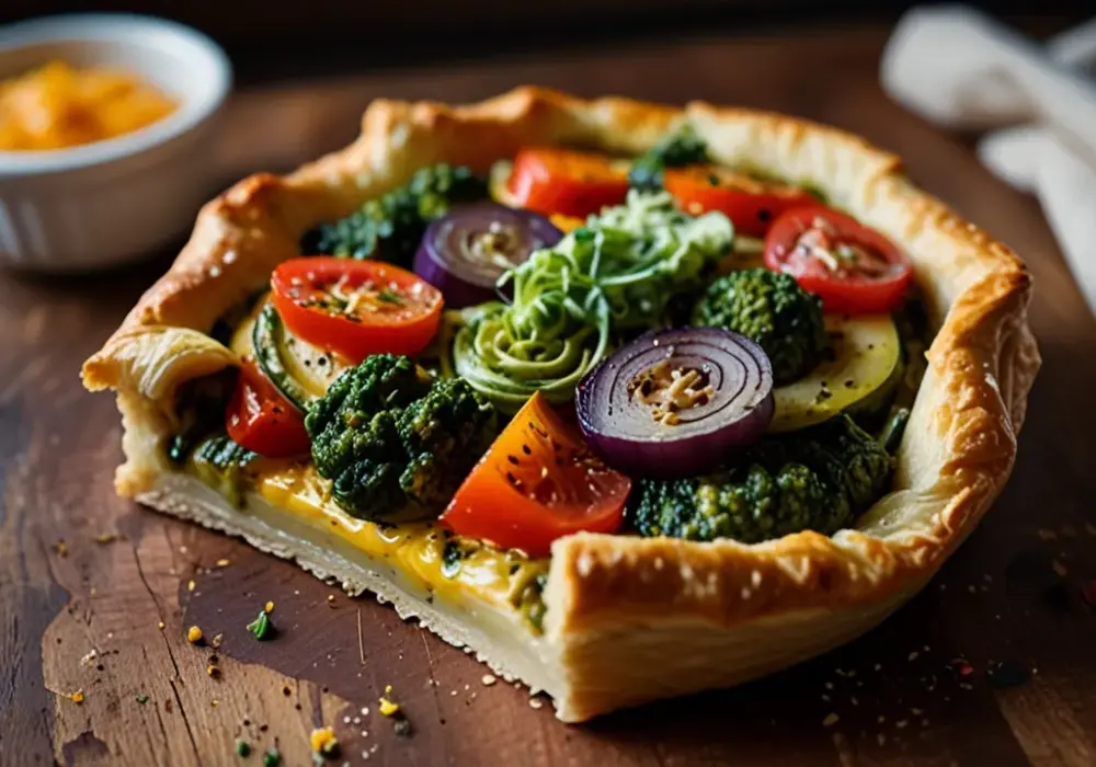 Ciasto francuskie z pesto i serem: Przepis na lekki i smaczny obiad