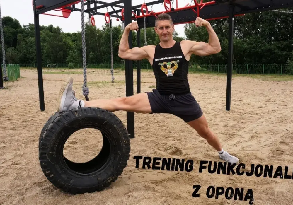 Domowy trening cardio z oponą - zestaw ćwiczeń