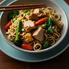 Jak przygotować makaron chow mein z kurczakiem i warzywami?