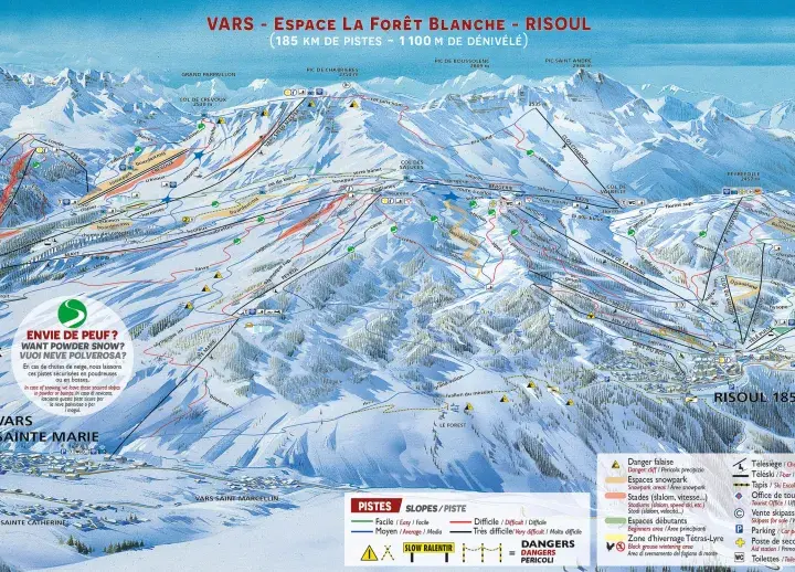 Risoul Snowpark: najlepsze przeszkody i doświadczenia dla narciarzy